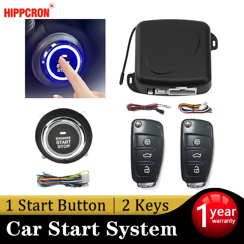 Hippcron Central Dvery Lock CAR DISTOČNÉ Ovládanie KLYVES KLYTY STAJTE SYSTÉM STYM SVOJE S DVOROVÝM