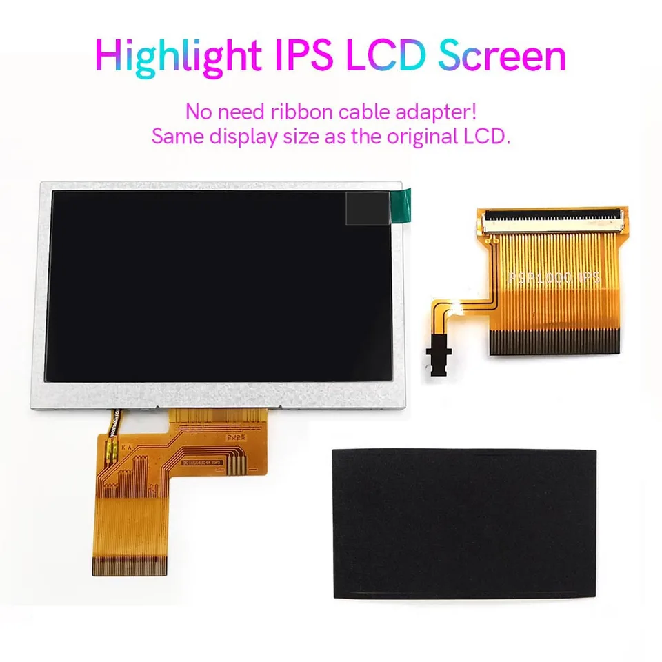 Hispeedido s vysokým jasom LCD LCD náhrady IPS súpravy pre obrazovku PSP 1000 bez potreby orezanie ľahká inštalácia 500/1000 lm