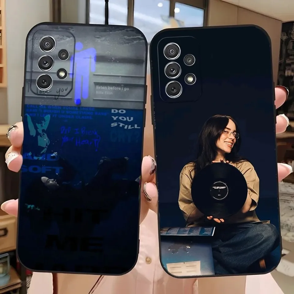 Hit Me Hard and Soft B-Billies Pase pre Samsung Galaxy A13, A21S, A22, A31, A32, A52, A53, A71, A80, A91 Soft Soft Black Phone Cover Cover