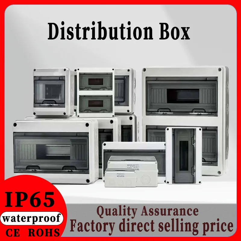 HL Series 5/8/12/15/18/24 Spôsoby IP65 Vodotesný distribučný box Elektrický istič PC PC ABS PLASTNÁ MCB Power spojovací box