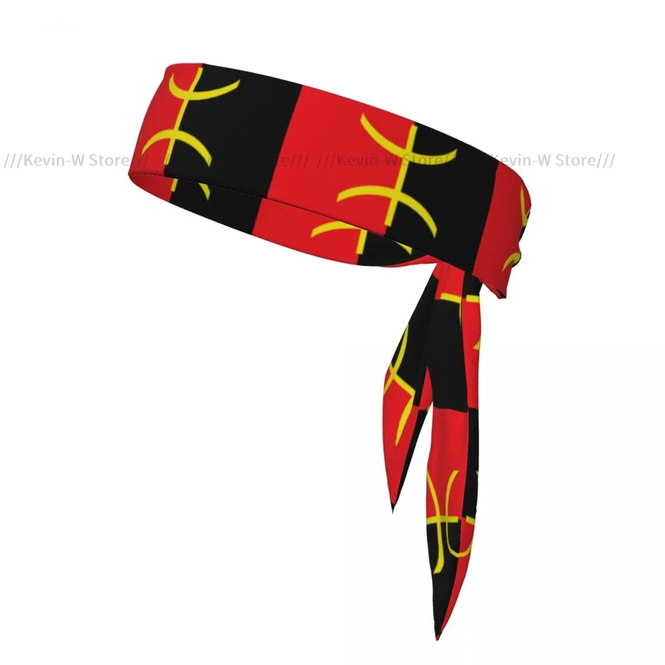 Hlava kravata Bandana Siwi People Flag Head Scarf Wrap Outdoor Sports SweatBand