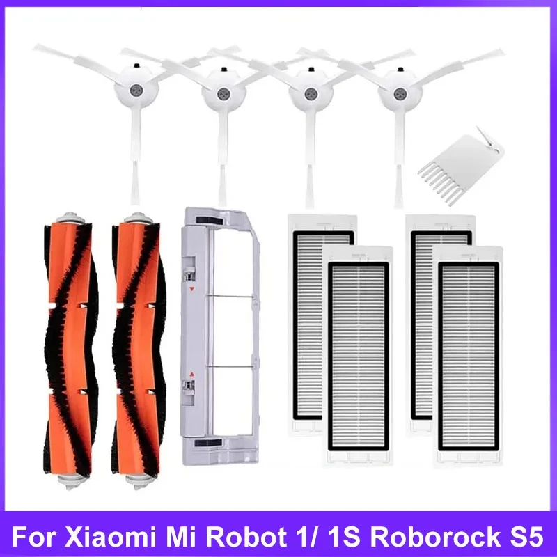 Hlavná bočná kefka pre Xiaomi Mi robot 1/ 1S SDJQR01RR SDJQR02RR SDJQR03RR Roboeock E3, S4, S4 Max, S5 VACUAM CLEAMER ACTICKRIE