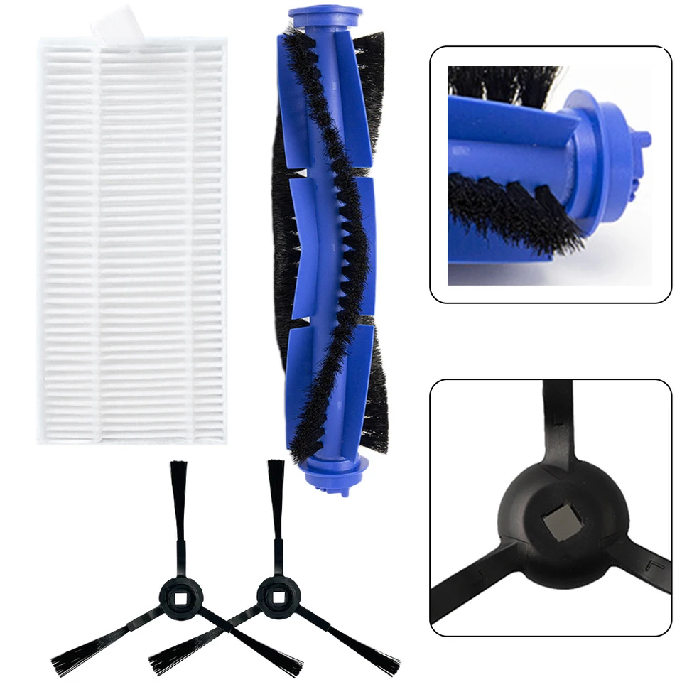 Hlavný bočný filter kefy pre Blaupunkt pre Bluebot BPK-VCBBB1xte Cleaner Domáce zásoby Čistiace príslušenstvo na sklade