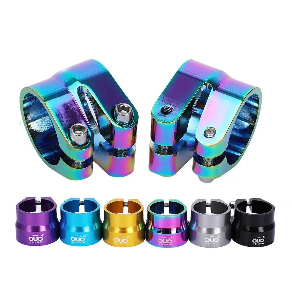 Hliníková zliatina Bicycle SELTPOST CLAPP Dvojitá vrstva rýchle uvoľňovanie sedadlovej svorky sedlová trubica Zamknutie 31,8/34,9 mm