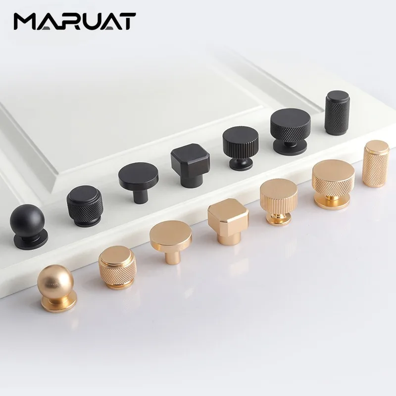 Hliníkové rybné kuchynské skrinky Rukoväte s jednou otvorom masívne zásuvkové gombíky matná čierna topánka