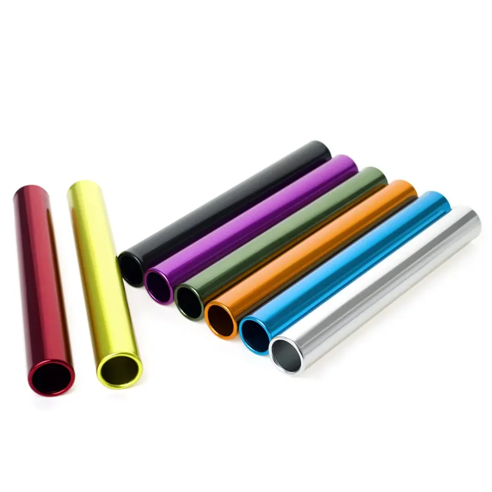 Hliníkové trate Field Relay Batons Race Equipment pre beh tím vhodné pre outdoorovú športovú školu prax atlétov korózie