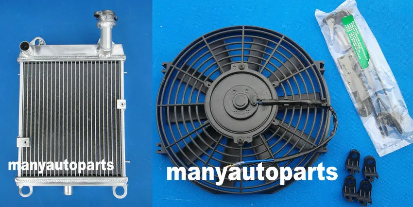 Hliníkový chladič+ventilátor pre honda Goldwing GL1100 Interstate Gold Wing GL 1100