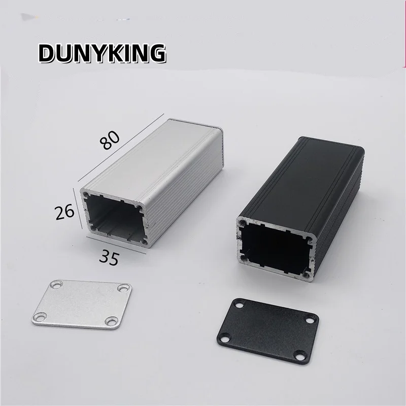Hliníkový kryt nepremokavý 80x26x35mm puzdro PCB DIY prístroj Elektronický projekt Ochranné boxy zliatiny Komponenty vyrobené DPS