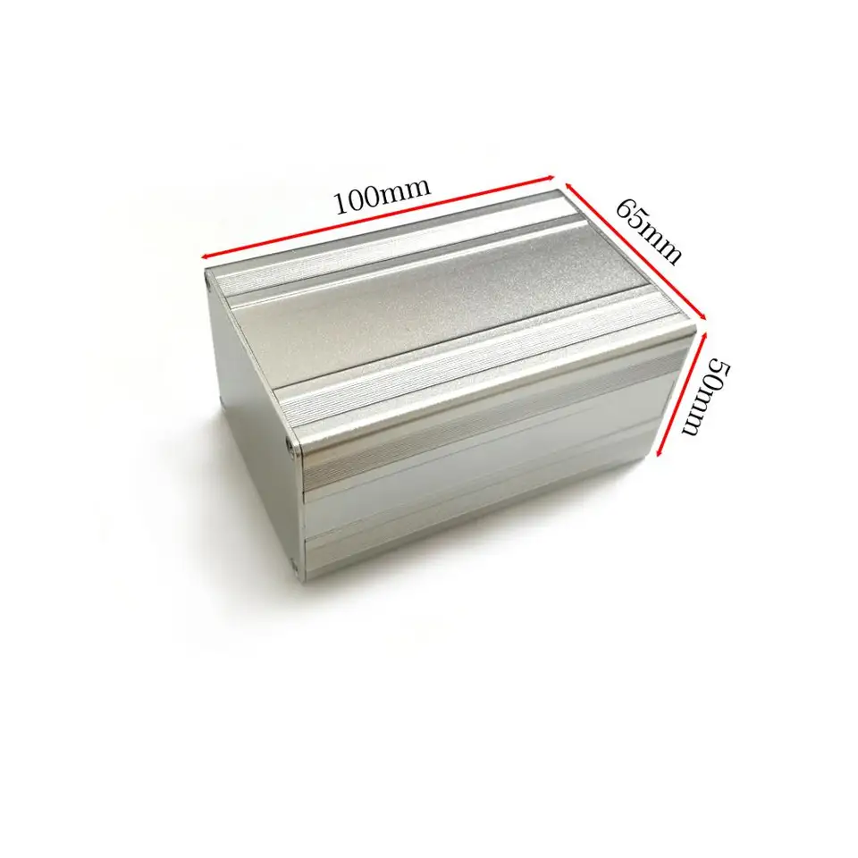 Hliníkový kryt zliatiny prístroja shell s elektronickým boxom DIY DIY Project Box 65*50*100 mm nový