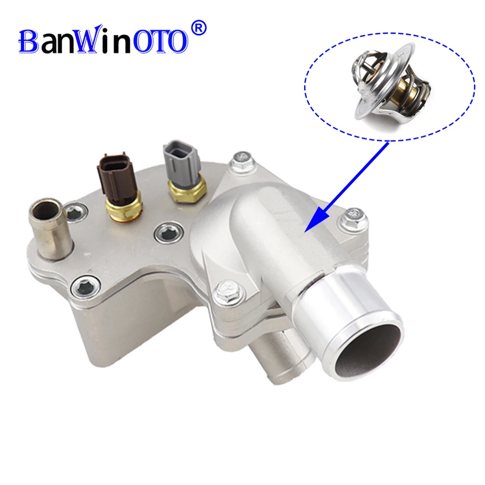 Hliníkový termostatový kryt Zostava chladiacej kvapaliny Vodná príruba Čerpadlo pre Ford Mustang 4.0L 2005-2010 2L2Z8592BA 5R3Z8592BA