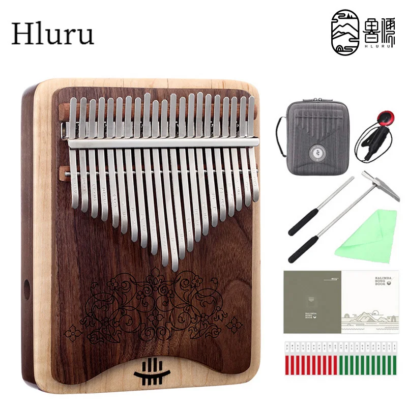 Hluru 21 Keys Kalimba Hudobný nástroj Profesionálny palcový klavír Klavír Klavír Klavír Kalimba Kalimba Prenosný klavír Kalimba