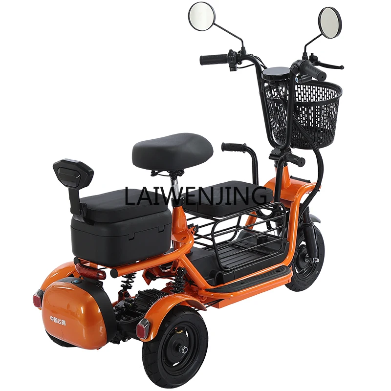 HLZ Electric Tricycle Household Malé skladacie batériu