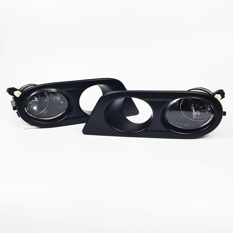 Hmlové svetlo pre BMW E46 M3 2001-2006 Hmlové svetlá Čierny okrvník Air Duct Hmlová lampa Cover Gril Grame Foglights