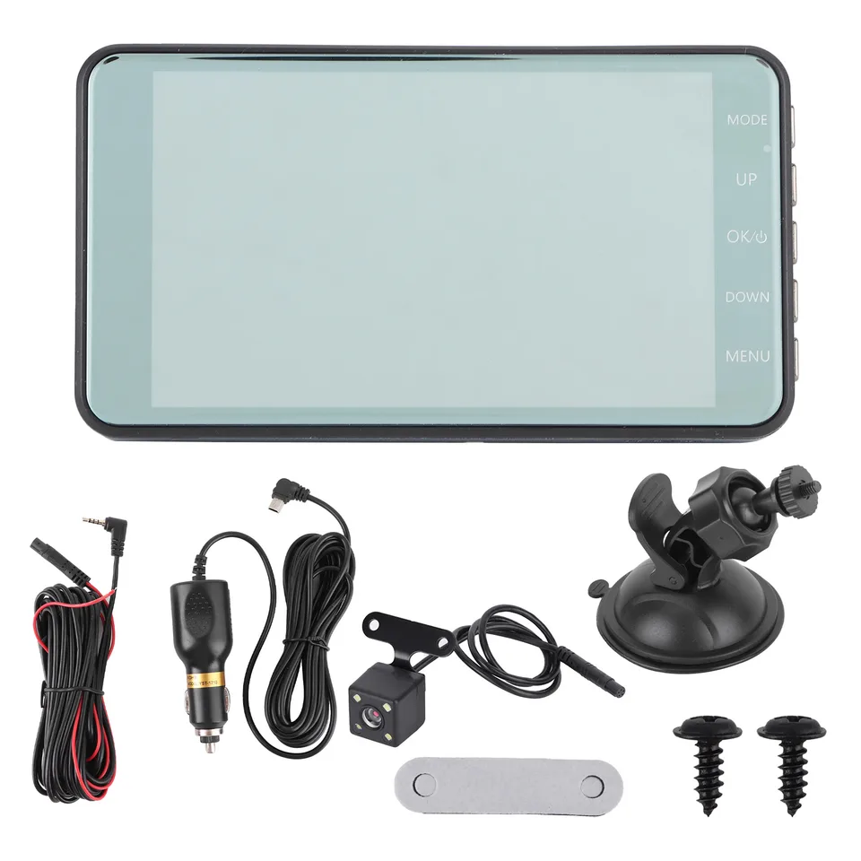 Hnacím rekordérom 170 ° širokouhlý 4in 1080p HD Auto Video Recorder Dual šošovky Nočné videnie pre taxi