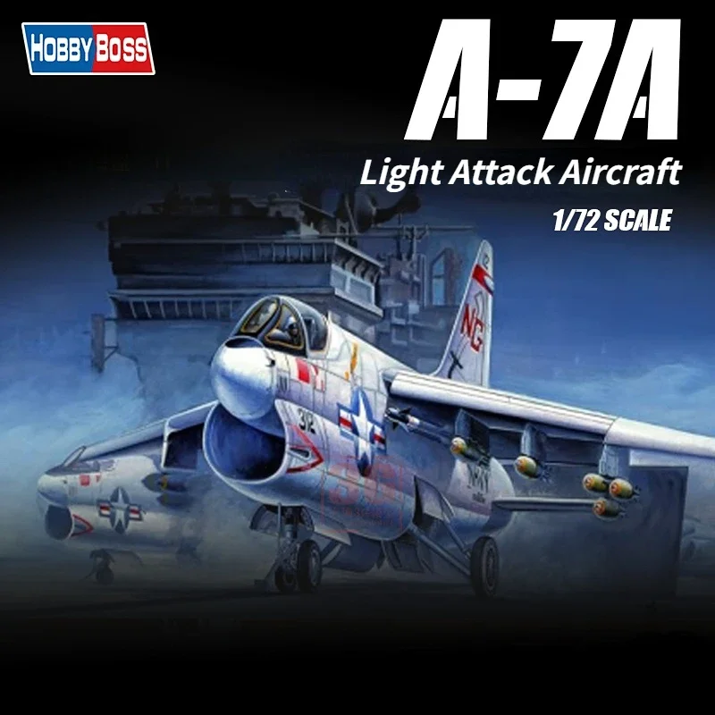 Hobby Boss 87201 Modely lietadla 1/72 LTV A-7 Corsair Light Attack Model Model Building Kits for Model Hobby Collection DIY