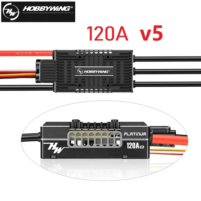 Hobbywing Platinum V5 80A 120A 150A V5 3-8S Brushless ESC ECL Electric Speed ​​Control Prepínač