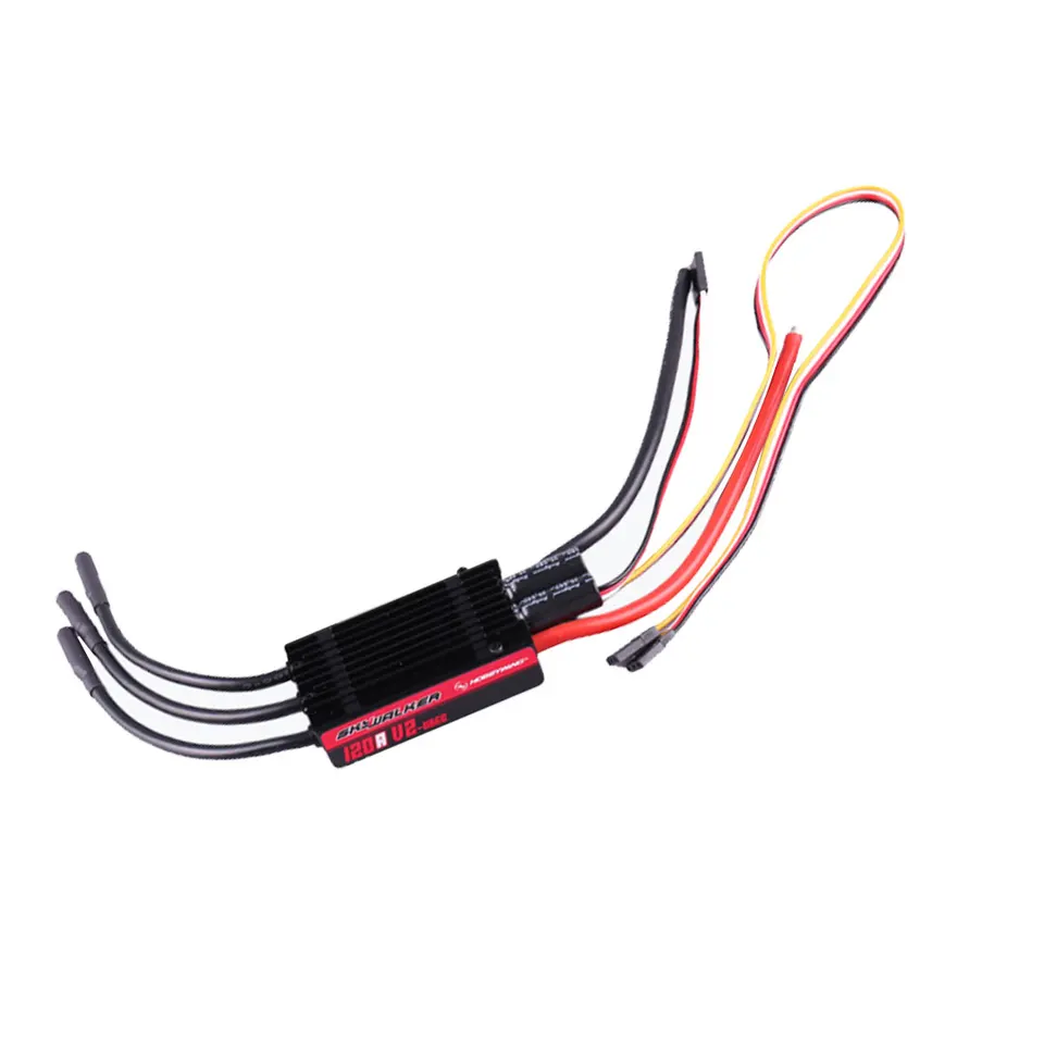 Hobbywing Skywalker 120a V2 ESC HV 3-8S Lipo Speed ​​Controller s režimom UBEC / Search / Revers Brake pre RC lietadlo