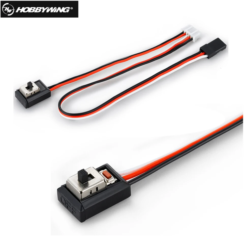 Hobbywingový spínač s tlačidlom pre 1:10 RC CAR ESC pre Hobbywing Ezrun Quicrun Esc