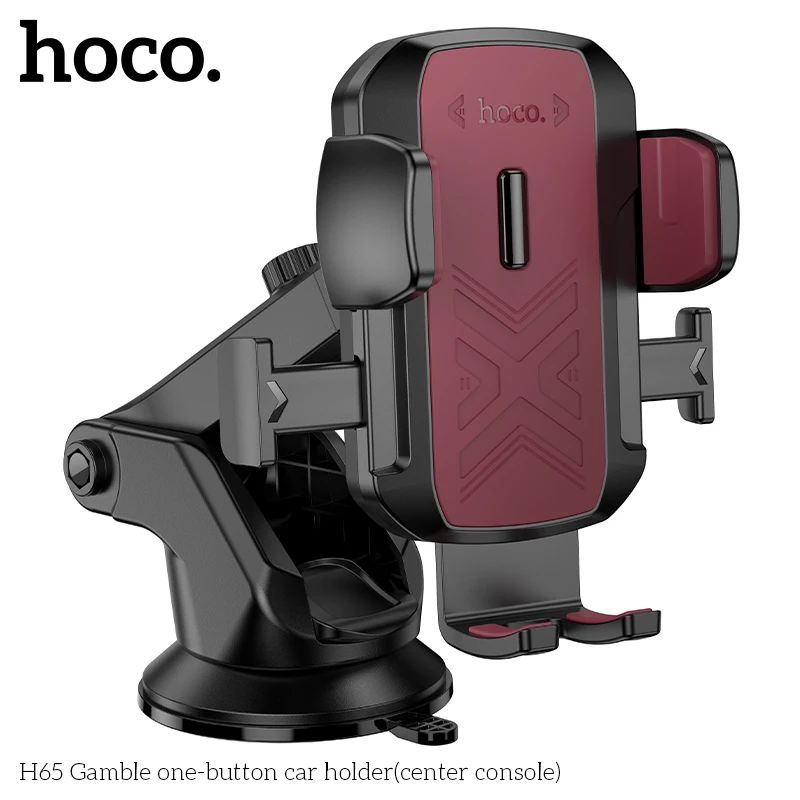 HOCO H65 Universal Sucker CAR Phone Držiteľ 360 ° Dashboard mobilných buniek podpora mobilných buniek pre 4,5-7 palcové smartfóny