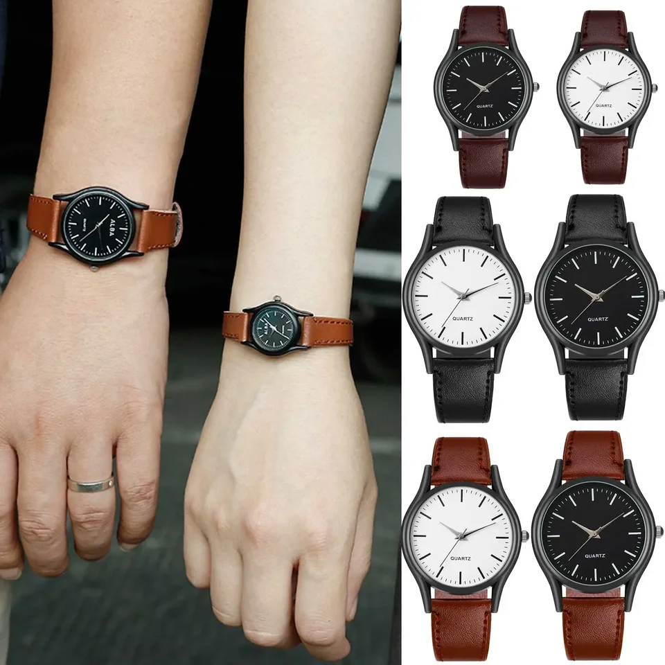 Hodinky pre mužov dámske módne retro obchodné dizajn ruky hodinky kožené hodinky hodinky Quartz náramky