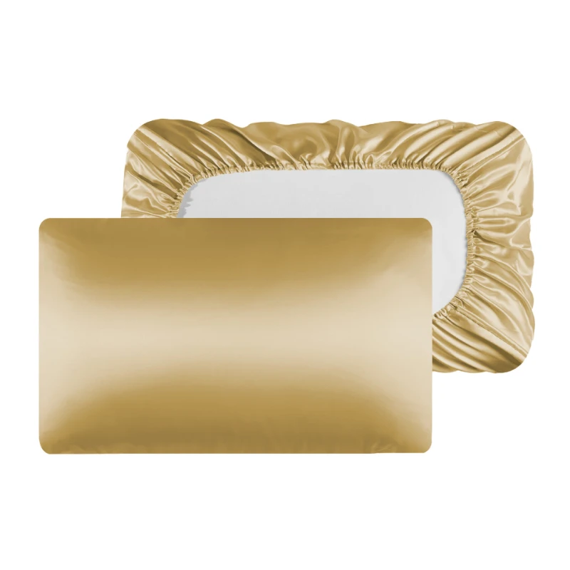 Hodvábny vankúš, saténový hodvábny vankúš, štýl elastického pásu, domáca obliečka, viacfarebný voliteľný vankúšový šál
