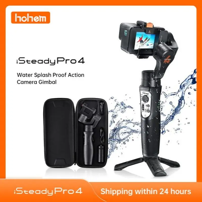Hohem Isteady Pro4 3-Axis Gimbal stabilizátor Anti-Shake Control Battery Battery nabíjačka pre GoPro Hero 13/11/10/9/8/8/7/6