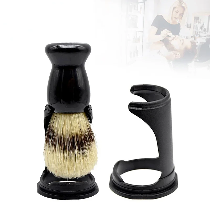 Holiteľské kefové držiak pre mužov Acryl Hrev Brush Držiak na kefu Podporná brada Brush Hreľie