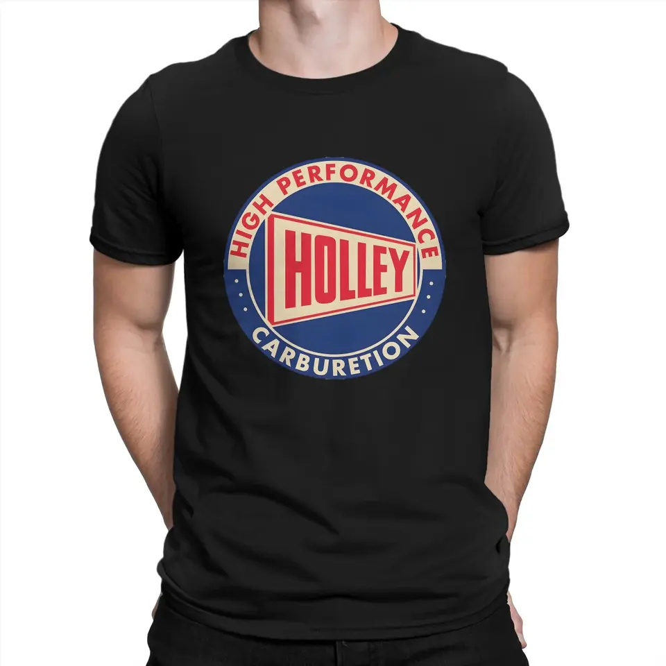 Holley Carburetors Sticker Unikátne tričko Edelbrock Pro Drag Racing Leisure T košeľa najnovšie veci pre dospelých