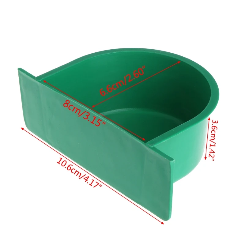 Holovky Voda šálka závesné kŕmenie misky šálky pre papagáje kuracie prepelice prepelice vtáky plastiky voda podávač pre klietku g5ab