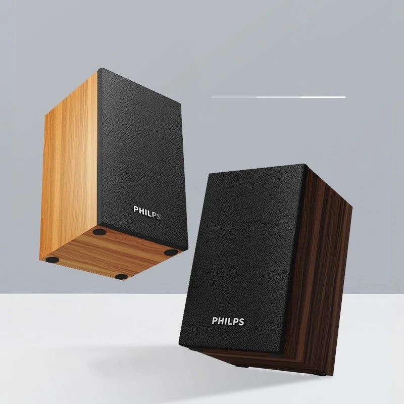 Home HiFi Stereo Sound Subwoofer SPA20 Drevené multimediálne reproduktory Bluetooth USB Desktop Prettop