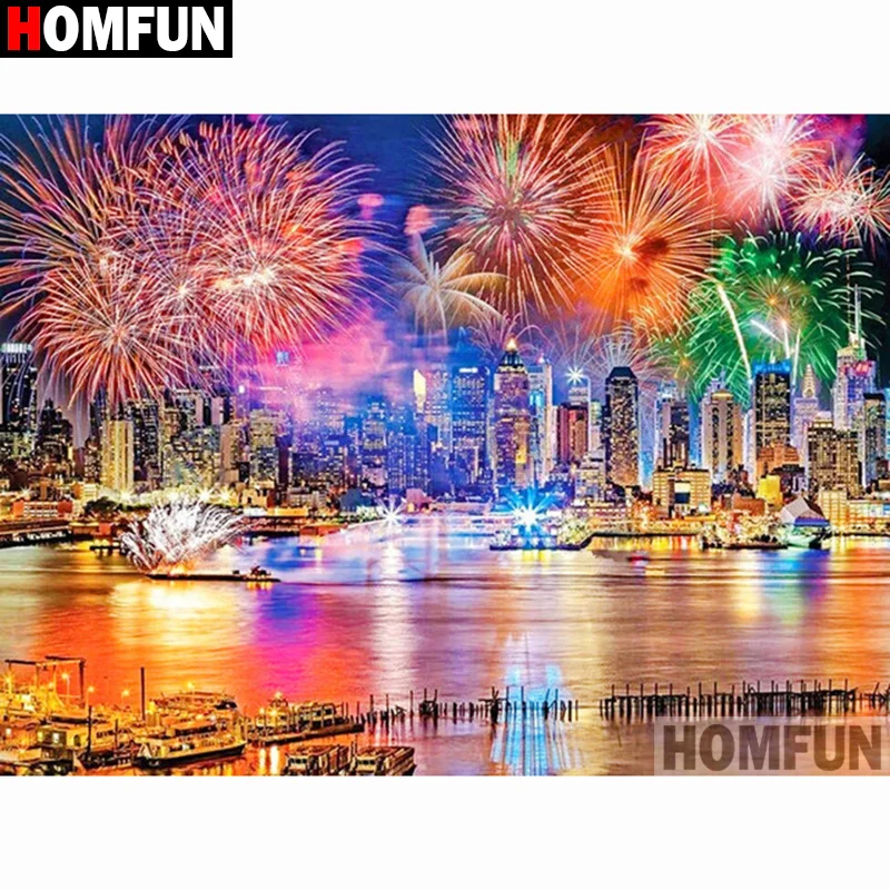Homfun Diamond Painting Cross Stitch 