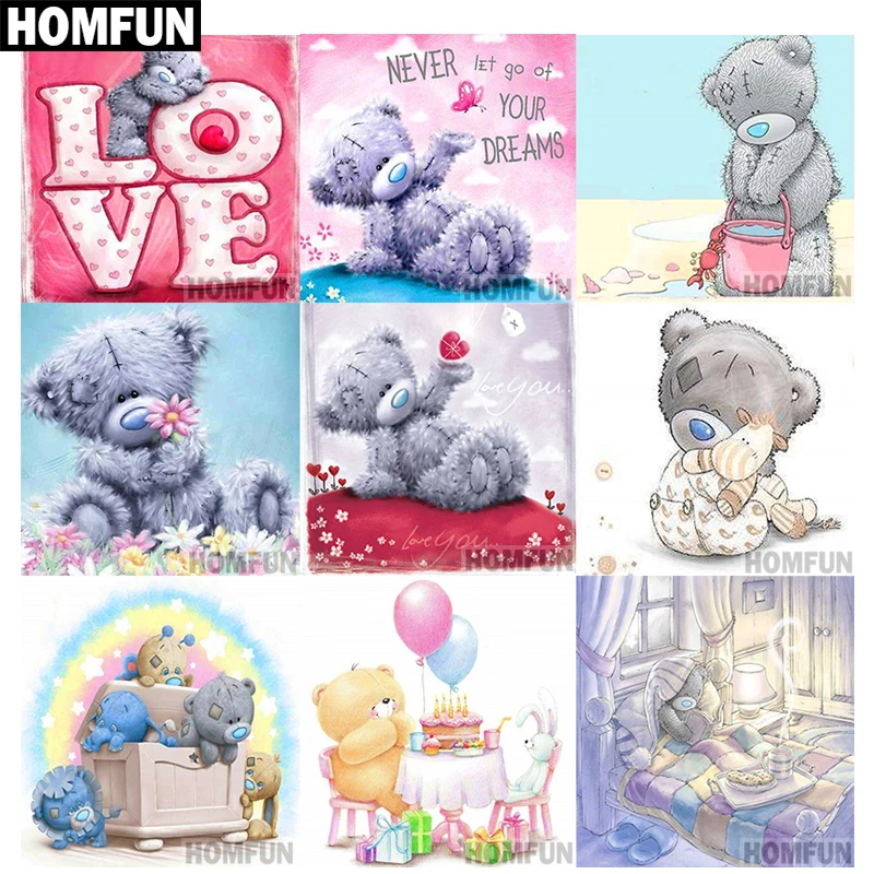 Homfun Full Square/Round Drill 5D DIY Diamond Painting 