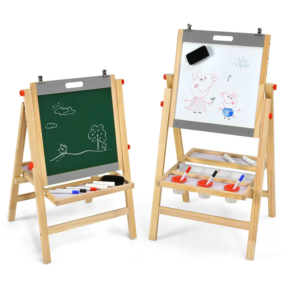 Honeyjoy Kids Art Easel W/ Dodatočná a papierová valc