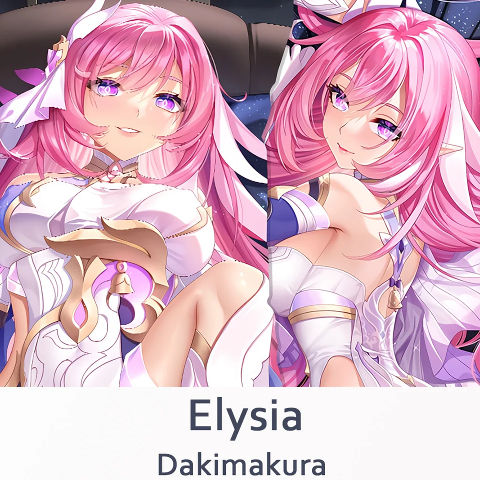 Honkai Impact 3. Elysia Dakimakura Hing Body Case Anime Otaku vankúšový vankúš vianočné darčeky