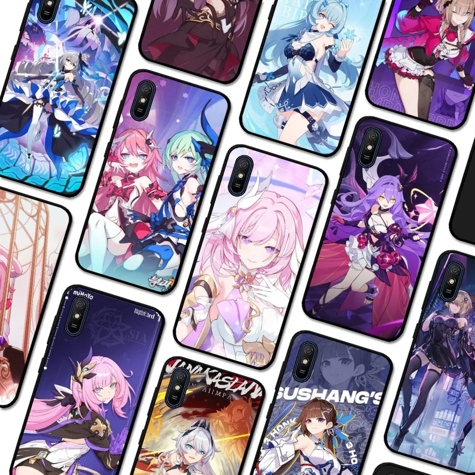 Honkai Impact 3. telefónny prípad pre Redmi 5 6 7 8 9 10 Plus Pro 6 7 8 9 A Go K20 K30 K40 Pro Plus f3 Fundas