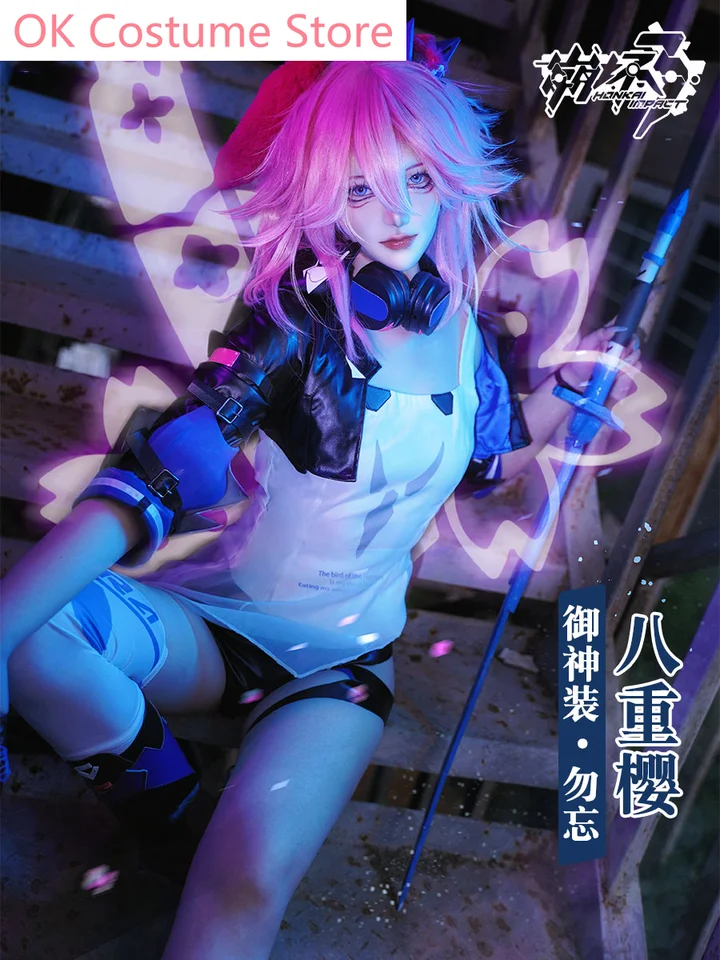 Honkai Impact 3. Yae Sakura Women Cosplay kostým cos hra Anime Party Uniforma Hallowen Hrať role oblečenia oblečenie