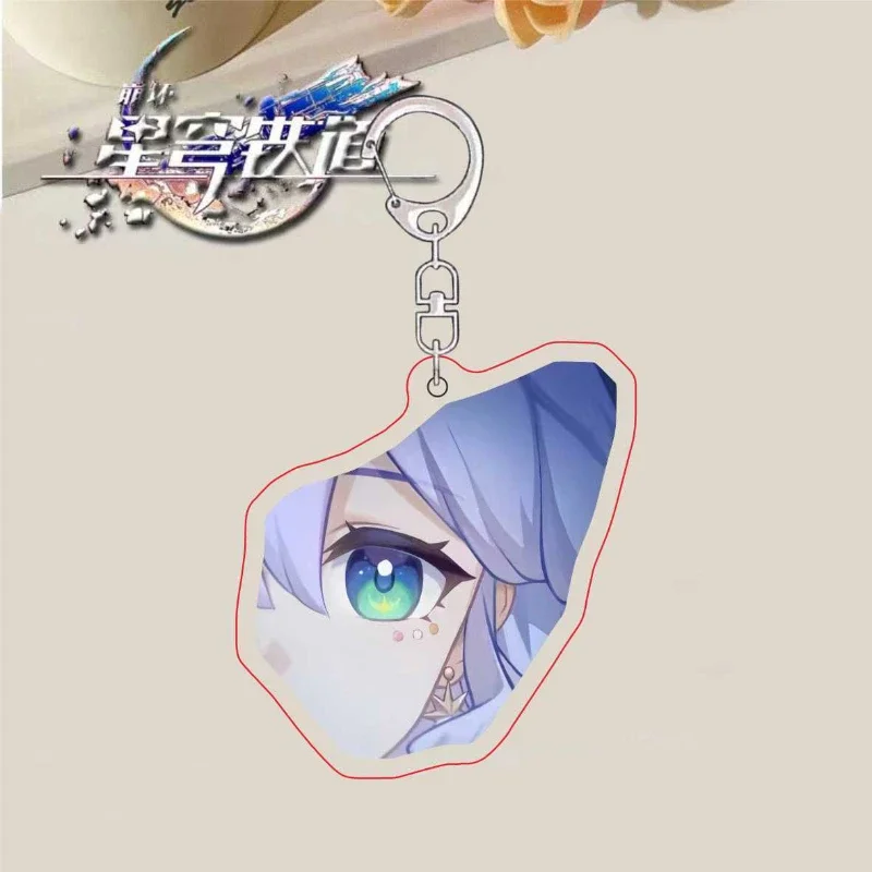 Honkai: Speváci STAR Rail Penacony Singers Robin 1-6 Eidolons Acryl Strap Lanyard pre puzdro na mobilné telefóny