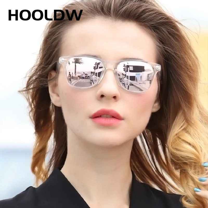 Hooldw ženy polarizované slnečné okuliare Vintage štvorcové číre nočné videnie Slnko Glasse Priehľadné rámové okuliare okuliare UV400 okuliare okuliare