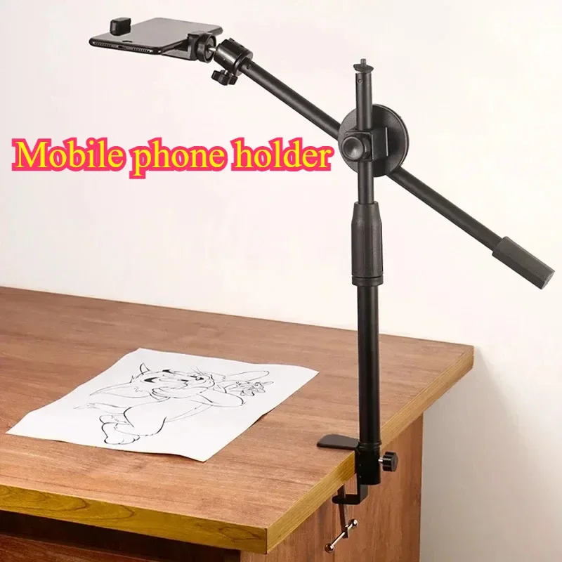 Horizontálny statív pre telefóny Smartphone Table Stojan Tripe pre mobilné mobilné filmy Fotografie
