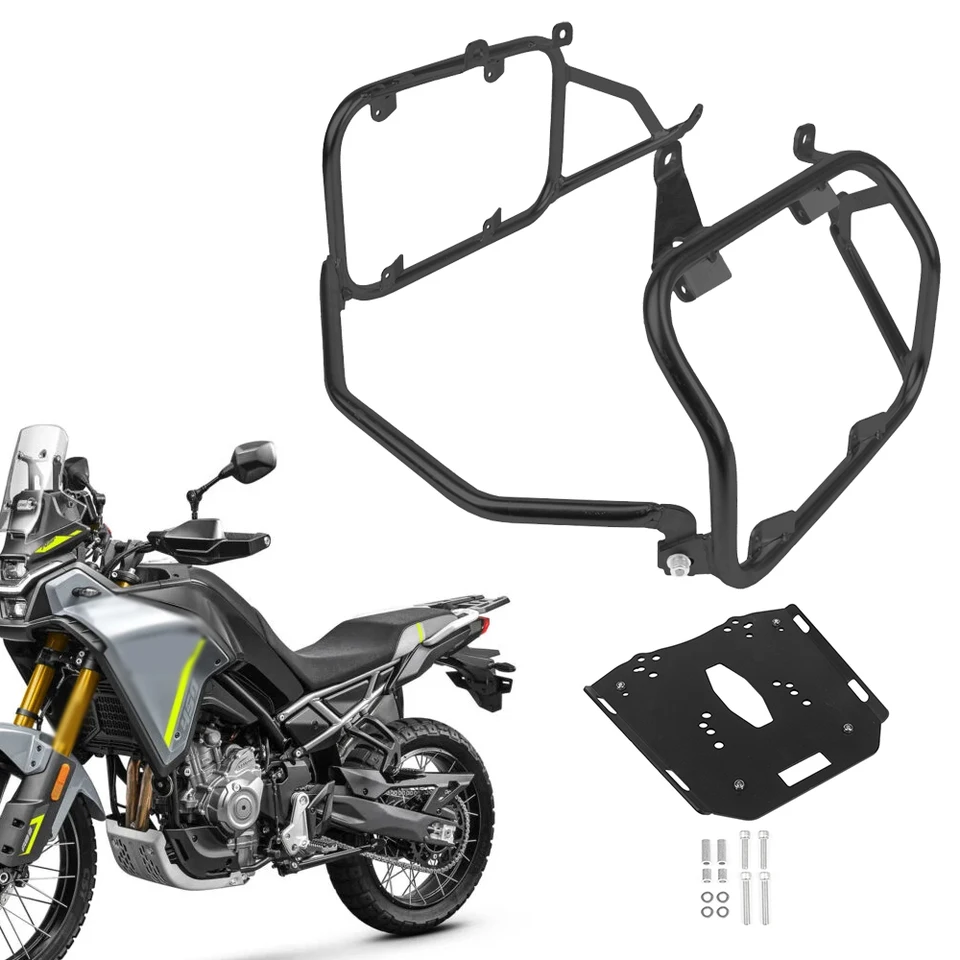 Horné puzdro na batožinu Panniers Rack Motocykel Saddlebag Side Toolbox z nehrdzavejúcej ocele pre CFMoto MT450 450MT 450 MT 2024 2025