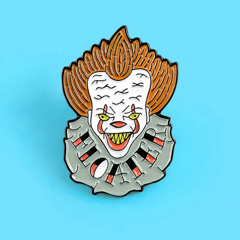 Horor Stephen King's Joker Brošes film DC Joker Enamel Pins klopa PIN BADGE THRILLER Film Darček pre ženy