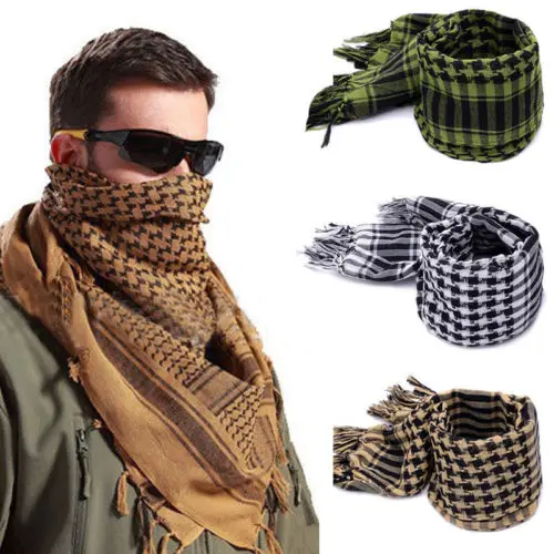 HOROWNÁTROM PRÍPADOVÉHO MODE MEN MODELIPLIVÉ SELNÉ SPRAVODLIVOSTI VOJNA Šál Vojenská arabská taktická púštna armáda SHEMAGH KEFFIYEH ARAFAT