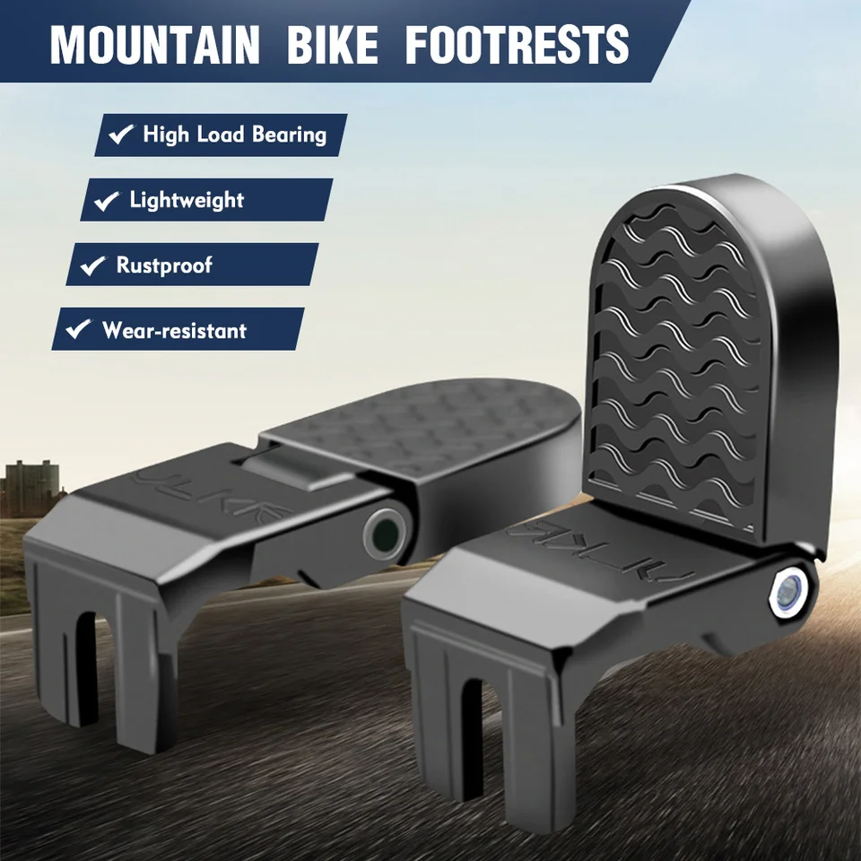 Horské bicykle Foot Ressss Universal Bike s kolíkmi s oceľovým rámom mangánu s vysokou zaťažovacou kapacitou 187 kg ľahké ebike kolíky