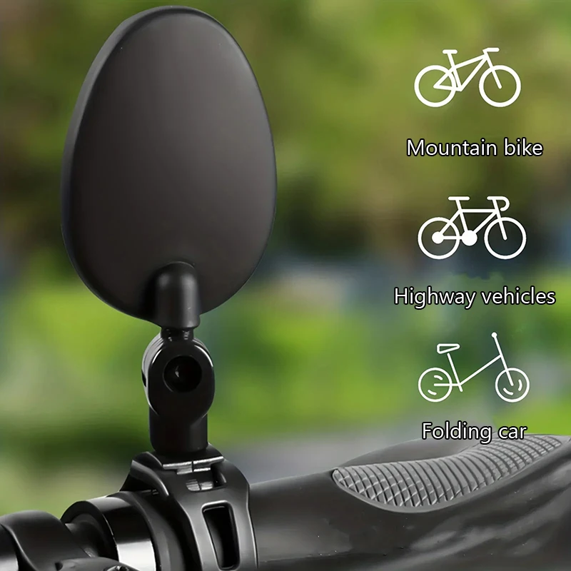 Horské bicykle spätné zrkadlo so širokouhlým uhlom ploché zrkadlo cyklistický reflektor ploché zrkadlo
