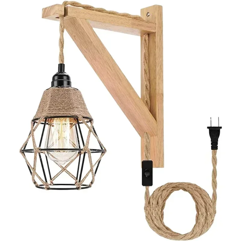 Horúca americká retro nástenná lampa cezhraničné železné umenie Personalizovaná domáca spálňa Obývacia izba Študijná žiarovka Dvere predné lampy Horúci produkt