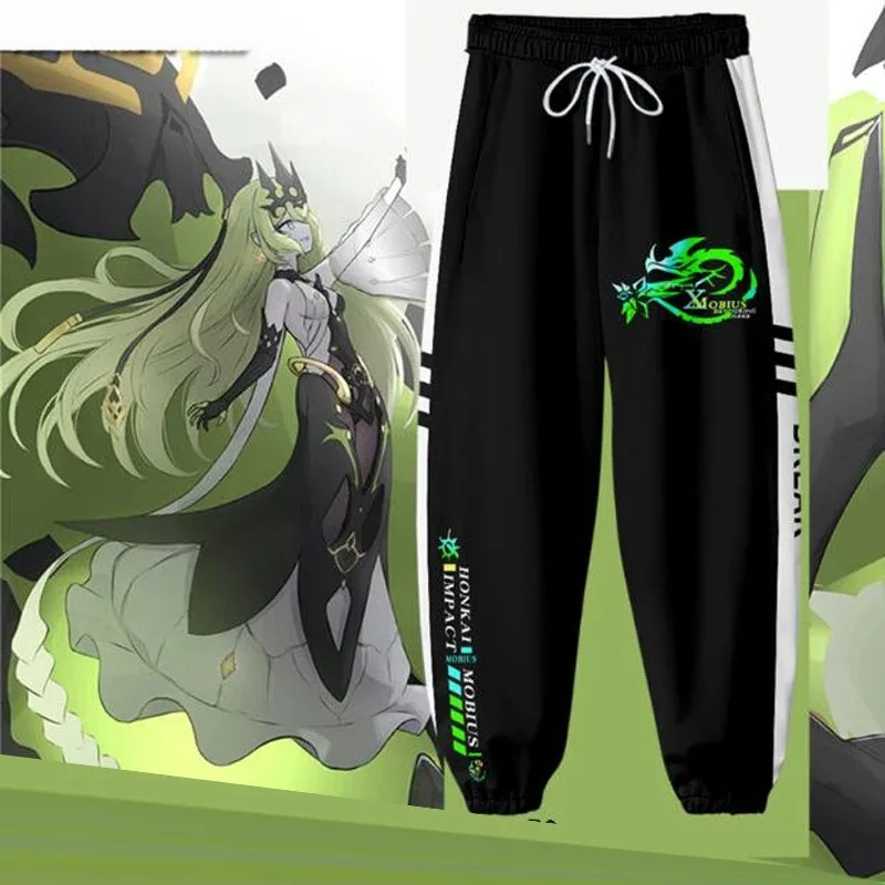 Horúca hra Honkai Impact 3 3D joggery Pants Muži/ženy Príležitostné nohavice Hip hopové tepláky mobius cosplay kostýmy Pantalon Homme
