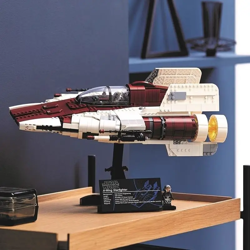 Horúca hračka 2024 Nová na sklade 75275 Hračky Hračky Wing Starfighter Build Block Model Model Zhromaždenie Hračky Hračky pre deti narodeninové darčeky