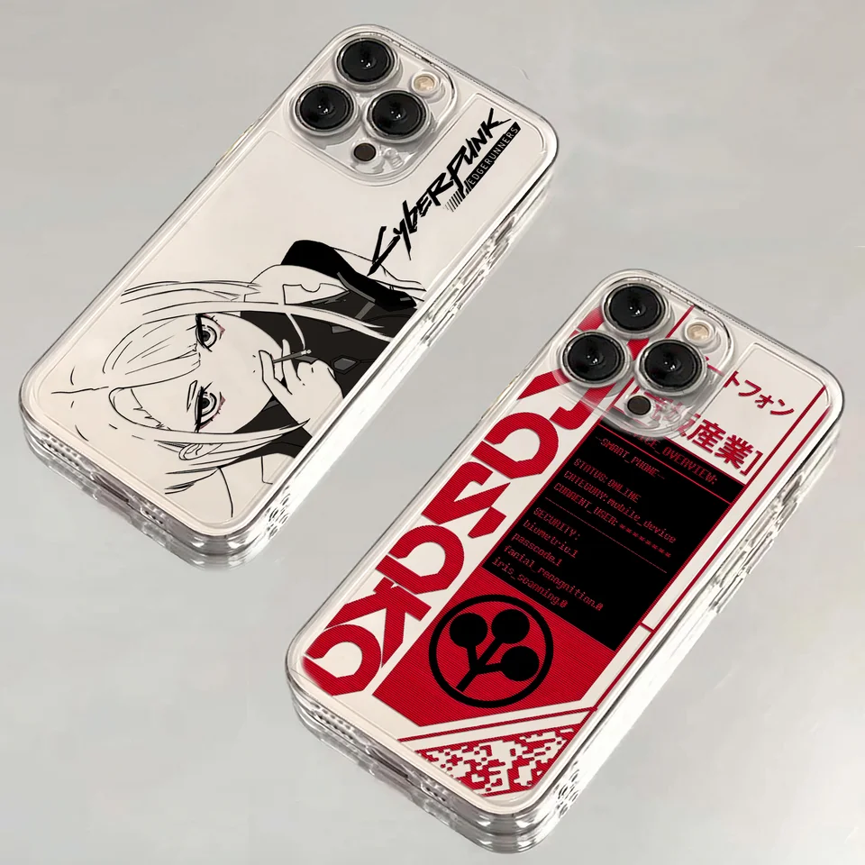 Horúca móda Cyberpunk Girls Pase pre Infinix Hot 50 40 30 30i 20i 20i 12i 11 1010i 10s 9 8 Play NFC 4G 5G Clear TPU Case TPU