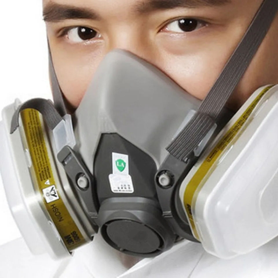 Horúca organická pary plná tvár respirátor maska ​​plynovú masku farby pesticíd chemický formaldehyd respiračná profesionálna ochrana