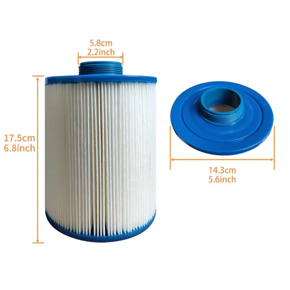 Horúca pružina Veľkosť filtra 175 mm x 143 mm plavecký bazén a horúci pružinový papier Filter prvok FD2011-A